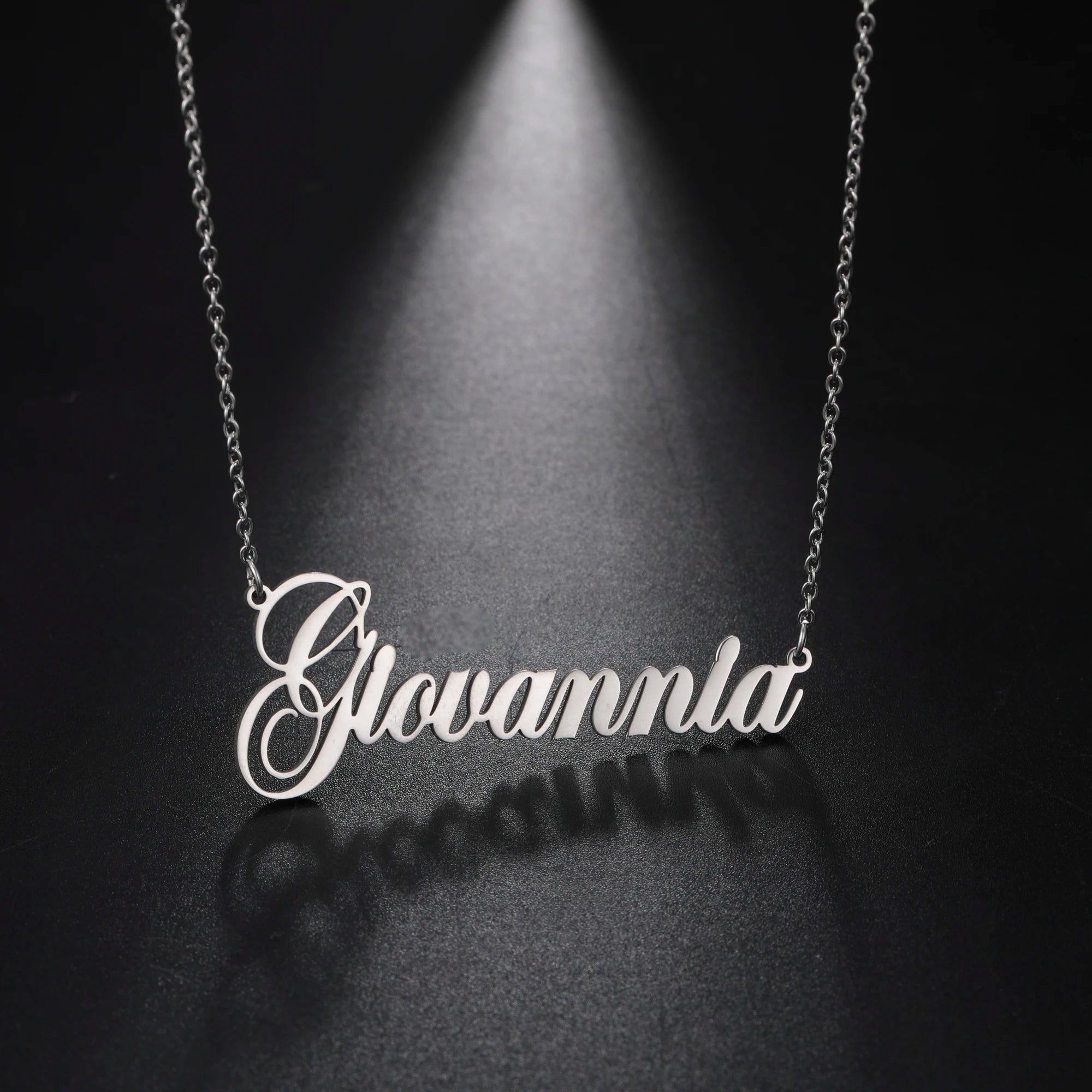 JED Jewelry Custom Name Necklace Personalized Golden Choker Stainless Steel Necklace For Women Man Customized Jewelry Weddings Gifts