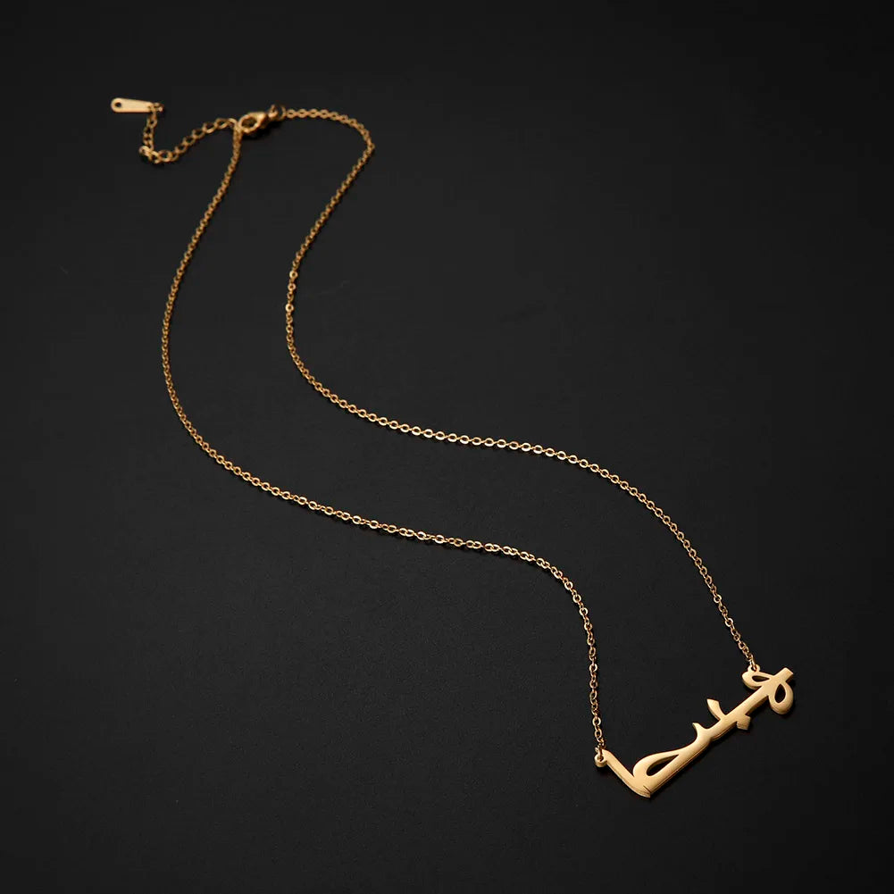 JED Jewelry Custom Name Necklace Personalized Golden Choker Stainless Steel Necklace For Women Man Customized Jewelry Weddings Gifts
