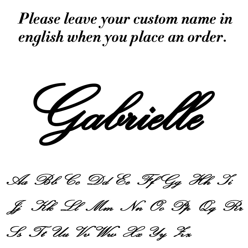 JED Jewelry Custom Name Necklace Personalized Golden Choker Stainless Steel Necklace For Women Man Customized Jewelry Weddings Gifts