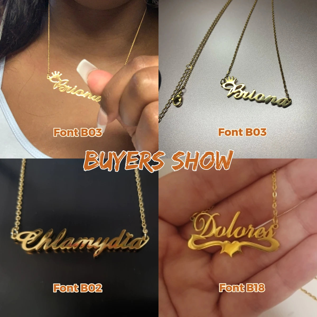 JED Jewelry Custom Name Necklace Personalized Golden Choker Stainless Steel Necklace For Women Man Customized Jewelry Weddings Gifts